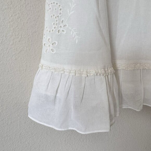 NWT ZARA Women Size M Medium Embroidered Dress 0881/130 White New - Picture 9 of 14